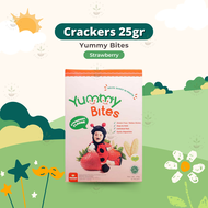 Yummy Bites Rice Crackers Strawberry 25gr