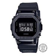 Casio G-Shock GM-5600B-1 Digital Unisex Watch Black Ion Plated Metal Bezel  Resin Band  GM-5600  GM5600  GM-5600B-1DR