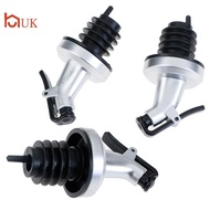 UK 3pcs Stainless Steel  Bottle Stopper Liquor Bottle Pourer Stopper Dispenser  TH