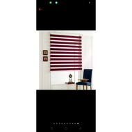 Bidai Tingkap Moden Maroon 2x6
