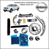 NISSAN NAVARA D40 2.5,FROTIER D22 2.5TIMING CHAIN SET
