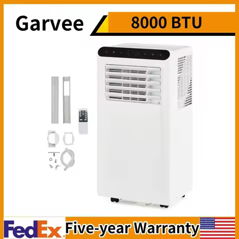 ️8000 BTU Portable Air Conditioner AC Unit with Remote Control Cool Dehumidifie
