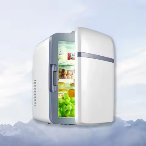 Hot Sale 4L 8L 12L Small Home Mini Refrigerator Car Refrigerated Cosmetics Mirror Beauty Ice Maker