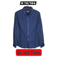 KEMEJA Us and Them Casual Trendy Shirt Cool Shirt size M Original