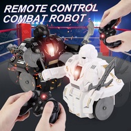 YL 360-Degree Rotating Battle Robot Remote Control Fight Robot,Swords and Axes Weapons, Birthday Gra