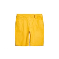 EDWIN 男裝 白沙屯 媽祖雙色結緣迦績短褲(黃色)#短褲