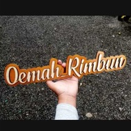 Custom Playwood Wooden Wall Decoration with Writing