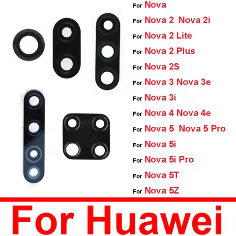 Back Camera Glass Lens For Huawei Nova 2 2i 2S 3 3E 3i 4 4e 5i 5T 5Z 2lite 2plus 5 5i Pro Rear Camer