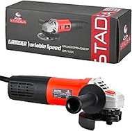 Stadea 5" Variable Speed Angle Grinder Polisher - Stone Concrete/Tile Electric Power Cutting Slow SpeedTool - 1400 W, 3000-10000 RPM