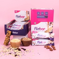 [1Box Contains 12 Sachets] Flimbar by Flimty High Fiber &amp; High Protein Healthy snack Cereal Bar Diet Meal