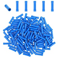 120pcs Blue Insulated Electrical Wire Crimp Connectors - Butt Splice Terminals (16-14) AWG