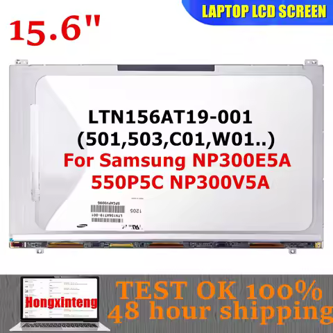 LTN156AT19-001 501 503 LTN156AT18 N156BGE-L52 Original 15.6INCH HD For Samsung NP300E5A 550P5C NP300