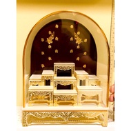 (SG READY STOCK) Amulet Buddha Statue Bucha Display Case Mini Altar( 2 Color available )
