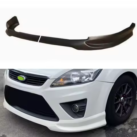 For Ford Focus Hatchback 2009--2011 Year Front Bumper Lips Body Kit Accessories 2 Pcs