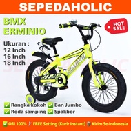 Sepeda Anak Laki Bmx Erminio 12 16 18 Inch Usia 2-8 Tahun