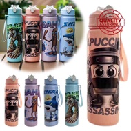 700ml Tung Tung Tung Sahur Water Bottle Cartoon Children Outdoor Proof Stick Portable Water T7h1