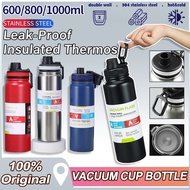600ML/800ML/1000ML Stainless Steel Thermos Flask Tumbler Double Wall Hot and Cold Vacuum Flask