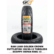 MOTORCYCLE OUTER TIRES Ring 12 100/90-12 110/90-12 110/70-12 GOLDEN CROWN TUBELESS SCOOPY FAZZIO