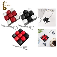 [kokiya] Keyboard Fidget Keychain Party Sensory Toy Keyboard Clicker Finger Keyboard Toy for Classro