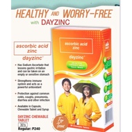 Dayzinc Chewable Tablet(Ascorbic Acid Zinc)30’s