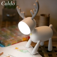 【Caldo 卡朵生活】耶誕麋鹿LED情境小夜燈-雅白