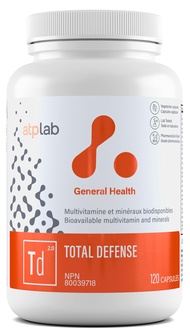 Total Defense 120 Capsules - Vegan Multivitamin and Mineral Supplements - Daily Multivitamin Adult M