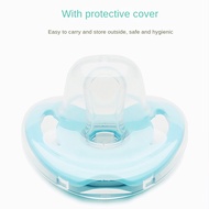 durable❍✤Pigeon Pacifier Newborn Sleeping Soft Silicone Comfort Baby Pacifier with Cover 0-6-18 Months