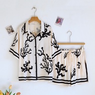 Muslin Pajamas Collection Muslin Pet รุ่น Nature Coral (N3316 T3316) | ชุดนอนชุดเที่ยว