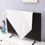 TV Cover Set Pure Cotton Fabric Floral LCD WallMounted Dust Cover42Inch55Inch65WallMounted TV Cover 