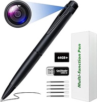 XISRU 64GB Hidden Camera Pen, 1080P Mini Spy Camera, Small Hidden Camera, Small Camera Hidden, Nanny Cam Hidden Camera, Spy Hidden Camera for Home Security