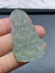冰晴底觀音 天然緬甸翡翠A貨