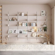 Multi-layer Wall-mounted Bookshelf vitsoe606Metal Storage Rack Suspended Background Wall Storage Rac
