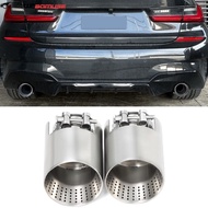 For BMW 3 Series G20 G21 Exhaust Pipe Tailpipe 320d 330i 330e 320i Muffler Tip Nozzle Stainless Stee
