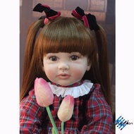 Boneka Reborn Perempuan 60cm Mirip Asli Bahan Silikon Untuk Koleksi