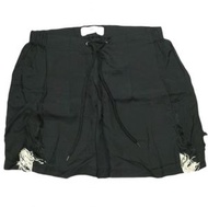 TOGA PULLA 日本製造 銅氨纖維流蘇迷你裙 TP51​​-FG281 38碼 黑色 [二手] [TOGA PULLA ]