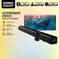 Vinnfier VF Hyperbar 2000 Wireless Bluetooth TV Soundbar 60W MAX AUX USB Pendrive