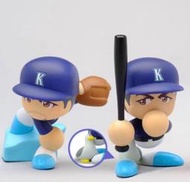 貳拾肆棒球-稀少品！日本帶回KONAMI野球魂遊戲抽選美國職棒大聯盟MLB鈴木一朗ichiro 打擊公仔