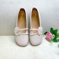 , Form 1.5 Women's doll Shoes with soft rubber sole and cute flower straps Shoes Flat Shoes