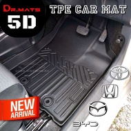 DR.MATS 5D Carpet TPE HONDA City WRV TOYOTA VIOS CROSS Mazda CX-5 CX5 BYD ATTO 3 Karpet Kereta Car Mat CAR FLOOR MAT