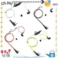 OLINI Earpiece, 2 Pin 2 Way Earphone PTT Mic, Professional Two Way Radio ABS Walkie Talkie Earphones