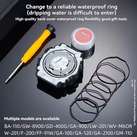 Watch Seal Dust Ring Silicone ring For Casio G-SHOCK DW-5600/GA-110/EQB-900/GG-1000 Waterproof ring 