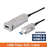 USB 3.0 Fiber AOC Extension Cable 20m 30m 50m