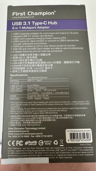 First Champion USB 3.1 Type-C Hub