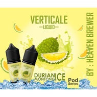 HOT ITEM! VERTICALE LIQUID DURIAN ICE 30 ML RASA DUREN MONTONG MINT DINGIN SALT NIC 0 ZERO NICOTINPO