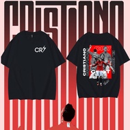 T-shirt Cristiano Ronaldo CR7 T-shirt Ronaldo T-shirt Kapas Baharu