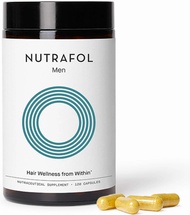 Nutrafol Men Hair Growth Supplement for Thicker, Stronger Hair (4 Capsules Per Day - 1 Month Supply)