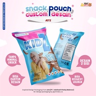 Custom Gift Wrapping | Custom Snack Photo Text Gift Wrap Jumbo Pouch | Jetz Snack Series