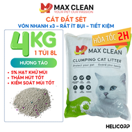 Cát Mèo Max Clean Hương TÁO Cát Vệ Sinh Cho Mèo Max Clean - HeLiCorp