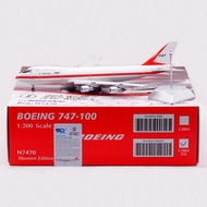 Airplane SQ Wings 1: 200 Alloy Airplane Model Boeing B747-100 N7470 Wing Version