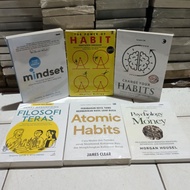 New⁂ Mindset Motivational Book - Atomic Habits - Terrace Philosophy - The Psychology Of Money - Chan